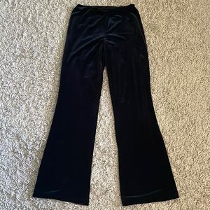 Black Velvet Pants.  Size S/M.